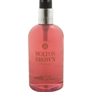 Best Sale Delicious Rhubarb & Rose Fine Liquid Hand Wash by Molton Brown for Women - 10 oz Hand Wash - GlowEssence Care - Embrace the Essence of Radiance with Premium Skincare Solutions