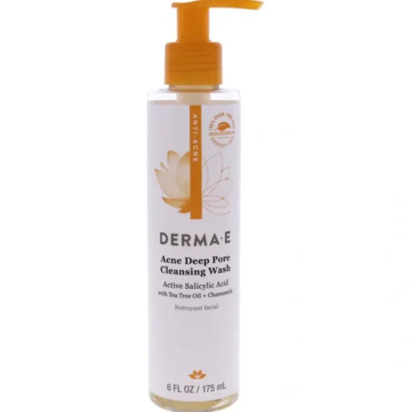 Wash*Derma-E Acne Deep Pore Cleansing Wash by Derma-E for Unisex - 6 oz Cleanser - GlowEssence Care - Embrace the Essence of Radiance with Premium Skincare Solutions