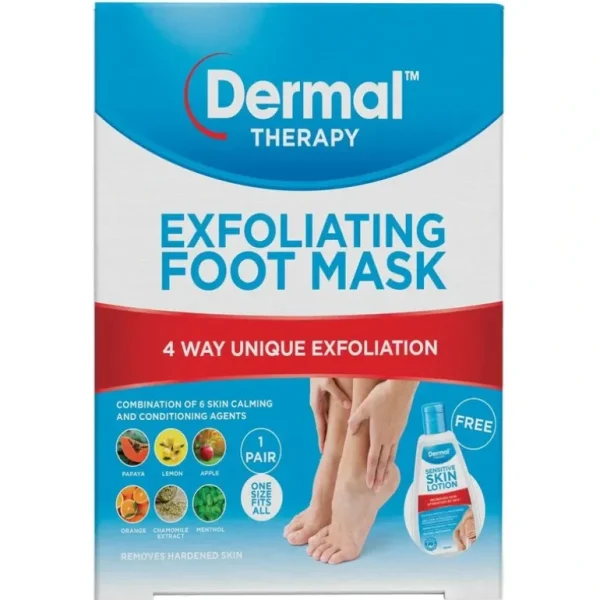 Best Sale Dermal Therapy Exfoliating Foot Mask 1Pack - GlowEssence Care - Embrace the Essence of Radiance with Premium Skincare Solutions