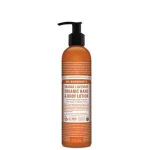 Clearance Dr. Bronner's Organic Hand & Body Lotion Orange Lavender 237ml - GlowEssence Care - Embrace the Essence of Radiance with Premium Skincare Solutions