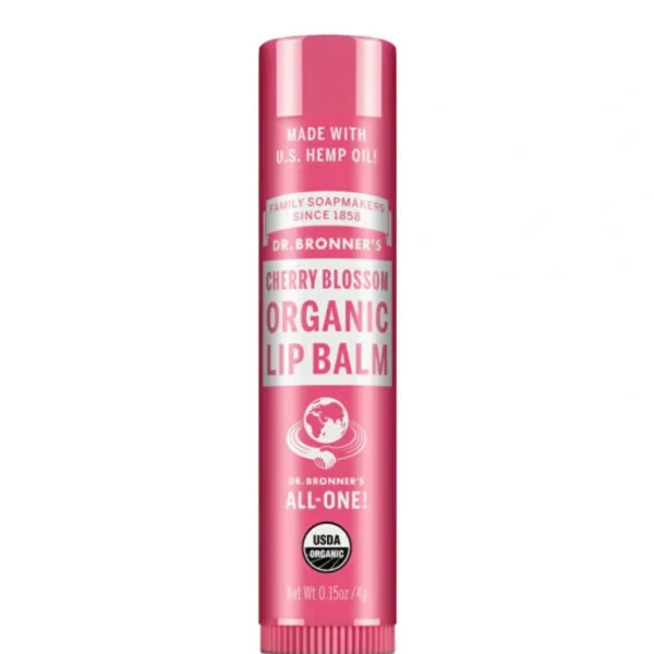 Fashion Dr. Bronner's Organic Lip Balm Cherry Blossom 4g/0.14oz - GlowEssence Care - Embrace the Essence of Radiance with Premium Skincare Solutions