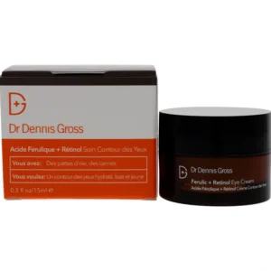 Clearance Dr. Dennis Gross Ferulic Plus Retinol Eye Cream by Dr. Dennis Gross for Unisex - 0.5 oz Cream - GlowEssence Care - Embrace the Essence of Radiance with Premium Skincare Solutions
