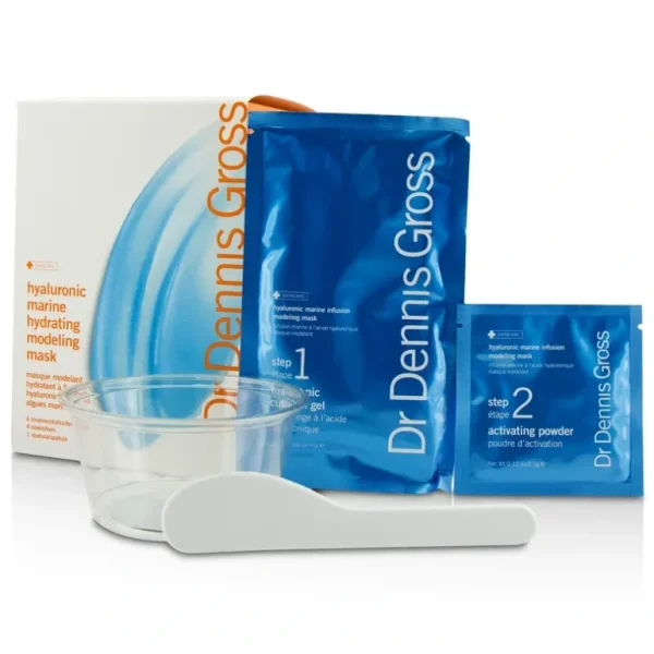 Clearance Dr Dennis Gross Hyaluronic Marine Hydrating Modeling Mask 4 Treatments - GlowEssence Care - Embrace the Essence of Radiance with Premium Skincare Solutions