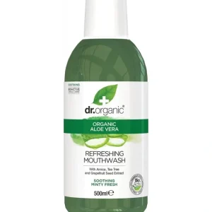 Wash*Dr. Organic Mouthwash Organic Aloe Vera 500ml - GlowEssence Care - Embrace the Essence of Radiance with Premium Skincare Solutions