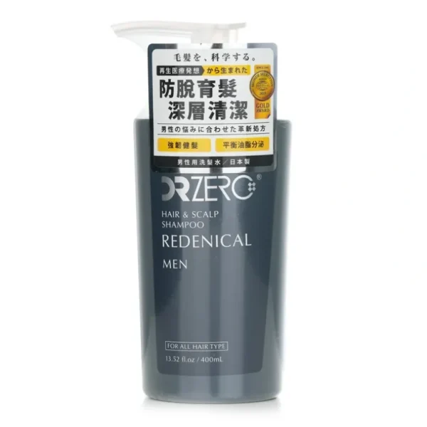 Outlet DR ZERO Redenical Hair & Scalp Shampoo (For Men) 400ml/13.52oz - GlowEssence Care - Embrace the Essence of Radiance with Premium Skincare Solutions