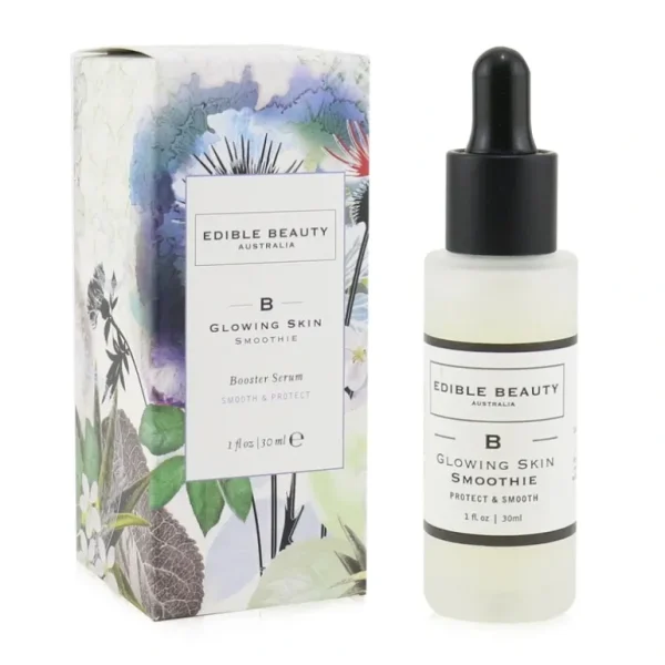 Flash Sale Edible Beauty -B- Glowing Skin Smoothie Booster Serum - Protect & Smooth 30ml/1oz - GlowEssence Care - Embrace the Essence of Radiance with Premium Skincare Solutions