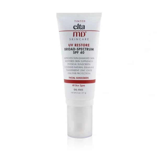 Shop EltaMD UV Restore Physical Facial Sunscreen SPF 40 - Tinted 57g/2oz - GlowEssence Care - Embrace the Essence of Radiance with Premium Skincare Solutions