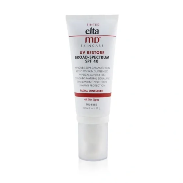 Complexion-care*EltaMD UV Restore Physical Facial Sunscreen SPF 40 - Tinted 57g/2oz - GlowEssence Care - Embrace the Essence of Radiance with Premium Skincare Solutions