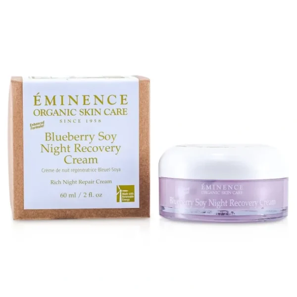 Best Eminence Blueberry Soy Night Recovery Cream 60ml/2oz - GlowEssence Care - Embrace the Essence of Radiance with Premium Skincare Solutions