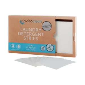 Wash*EnviroClean Laundry Detergent Strips Sensitive x 60 Pack - GlowEssence Care - Embrace the Essence of Radiance with Premium Skincare Solutions