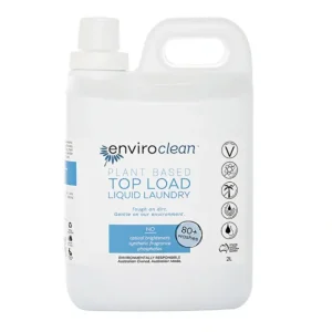 Wash*EnviroClean Plant Based Liquid Laundry Top Load 2000ml - GlowEssence Care - Embrace the Essence of Radiance with Premium Skincare Solutions