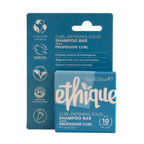 Flash Sale Ethique Bar Shampoo Curl-Defining Professor Curl (For Curly Hair) 15g - GlowEssence Care - Embrace the Essence of Radiance with Premium Skincare Solutions