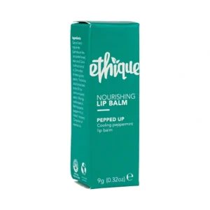 Online Ethique Lip Balm Nourishing Pepped Up Cooling Peppermint 9g - GlowEssence Care - Embrace the Essence of Radiance with Premium Skincare Solutions