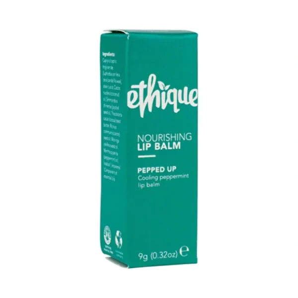 Lip-care*Ethique Lip Balm Nourishing Pepped Up Cooling Peppermint 9g - GlowEssence Care - Embrace the Essence of Radiance with Premium Skincare Solutions