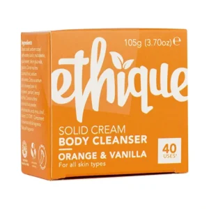 Wash*Ethique Solid Cream Body Cleanser Orange & Vanilla 105g - GlowEssence Care - Embrace the Essence of Radiance with Premium Skincare Solutions