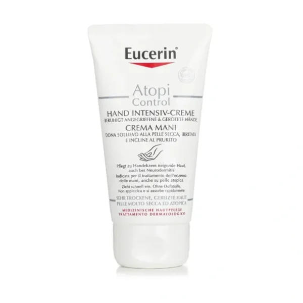 Wash*Eucerin AtopiControl Hand Cream 75ml - GlowEssence Care - Embrace the Essence of Radiance with Premium Skincare Solutions