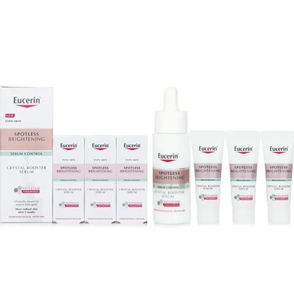 Best Eucerin Spotless Brightening Crystal Booster Serum Set 30ml + 3x7ml - GlowEssence Care - Embrace the Essence of Radiance with Premium Skincare Solutions