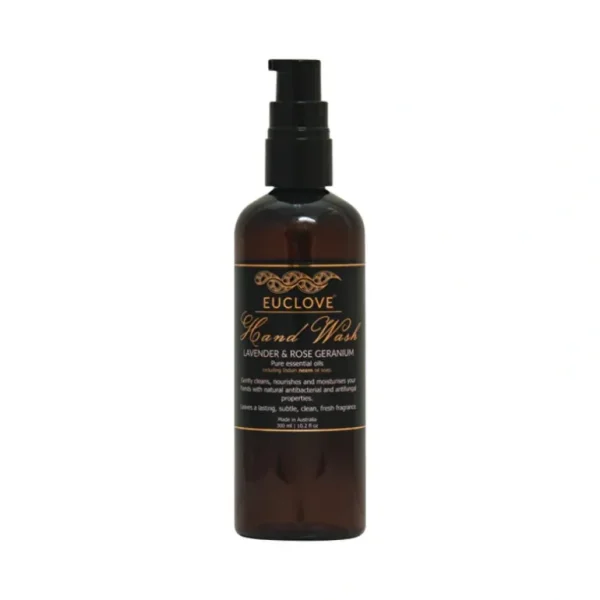 Discount Euclove Hand Wash Lavender & Rose Geranium Pump 300ml - GlowEssence Care - Embrace the Essence of Radiance with Premium Skincare Solutions