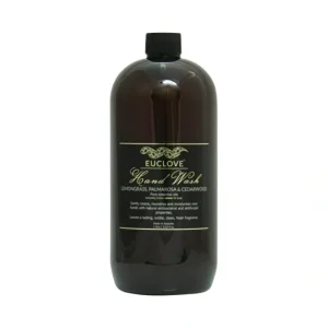 Wash*Euclove Hand Wash Lemongrass, Palmarosa & Cedarwood 1000ml - GlowEssence Care - Embrace the Essence of Radiance with Premium Skincare Solutions