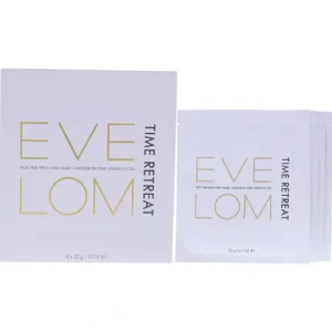 Hot Eve Lom Time Retreat Face And Neck Sheet Mask by Eve Lom for Unisex - 4 Pc Mask - GlowEssence Care - Embrace the Essence of Radiance with Premium Skincare Solutions