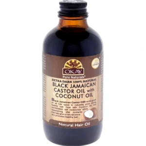 Fashion Extra Dark Black Jamaican Castor Oil - Coconut Oil by Okay for Unisex - 4 oz Oil - GlowEssence Care - Embrace the Essence of Radiance with Premium Skincare Solutions