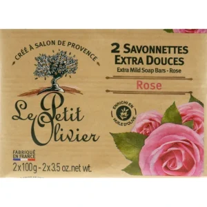 Best Extra Mild Soaps - Rose by Le Petit Olivier for Women - 2 x 3.5 oz Soap - GlowEssence Care - Embrace the Essence of Radiance with Premium Skincare Solutions