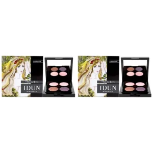 Discount Eyeshadow Palette - 405 Norrlandssyren by Idun Minerals for Women - 4 x 0.03 oz Eye Shadow - Pack of 2 - GlowEssence Care - Embrace the Essence of Radiance with Premium Skincare Solutions
