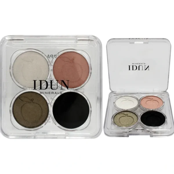Best Eyeshadow Palette - 406 Vitsippa by Idun Minerals for Women - 4 x 0.03 oz Eye Shadow - GlowEssence Care - Embrace the Essence of Radiance with Premium Skincare Solutions
