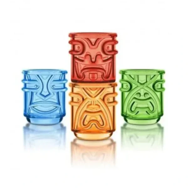 Cheap Final Touch Coloured Tiki Tumbler Glass 355ml (Set of 4) Fixed Size - GlowEssence Care - Embrace the Essence of Radiance with Premium Skincare Solutions