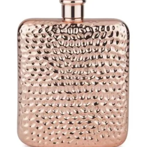 Cheap Final Touch Copper Plated Stainless Steel Hammered Luxe Flask 175ml Fixed Size - GlowEssence Care - Embrace the Essence of Radiance with Premium Skincare Solutions