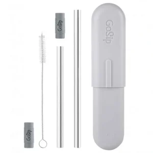 Cheap Final Touch GoSip Stainless Steel Multi-Use Straws (Cleaning Brush & Case Included) Fixed Size - GlowEssence Care - Embrace the Essence of Radiance with Premium Skincare Solutions