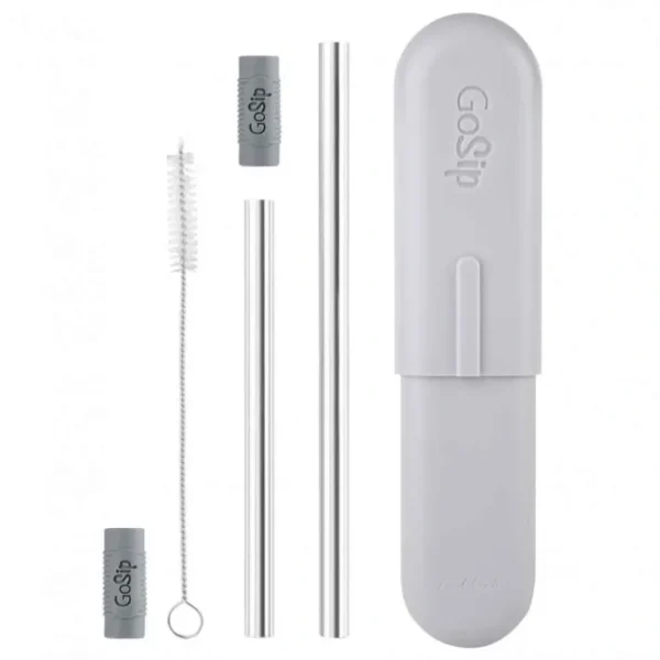 Cheap Final Touch GoSip Stainless Steel Multi-Use Straws (Cleaning Brush & Case Included) Fixed Size - GlowEssence Care - Embrace the Essence of Radiance with Premium Skincare Solutions