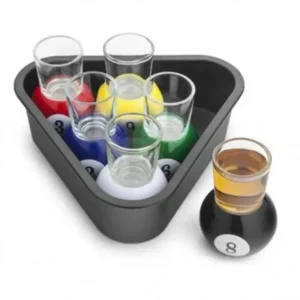 Wash*Final Touch Pool Rack Tray and Shot Glass 30ml (Set of 6) Fixed Size - GlowEssence Care - Embrace the Essence of Radiance with Premium Skincare Solutions