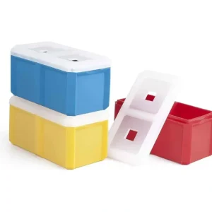 Wash*Final Touch Silicone Stackable Extra-Large 2 Cube Ice Moulds (Set of 3) Fixed Size - GlowEssence Care - Embrace the Essence of Radiance with Premium Skincare Solutions