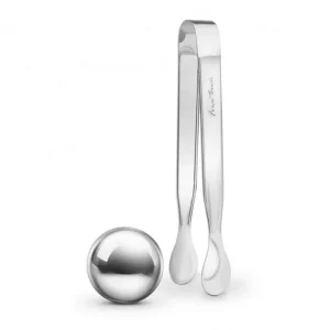 Discount Final Touch Stainless Steel Chilling Ball & Ice Tongs Set Fixed Size - GlowEssence Care - Embrace the Essence of Radiance with Premium Skincare Solutions