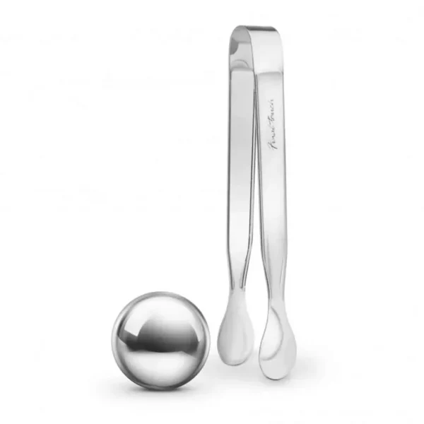 Discount Final Touch Stainless Steel Chilling Ball & Ice Tongs Set Fixed Size - GlowEssence Care - Embrace the Essence of Radiance with Premium Skincare Solutions