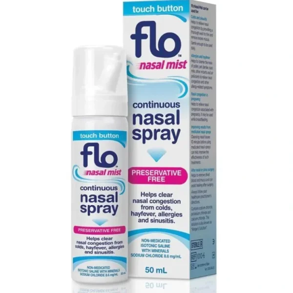 Wash*Flo Nasal Mist 50ml - GlowEssence Care - Embrace the Essence of Radiance with Premium Skincare Solutions