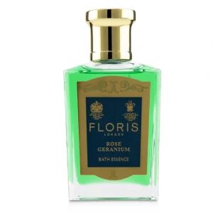 Store Floris Rose Geranium Bath Essence 50ml/1.7oz - GlowEssence Care - Embrace the Essence of Radiance with Premium Skincare Solutions