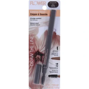 Best Flower Beauty Draw The Line Eyebrow Pencil - Dark Brunette by Flower Beauty for Women - 0.007 oz Eyebrow - GlowEssence Care - Embrace the Essence of Radiance with Premium Skincare Solutions