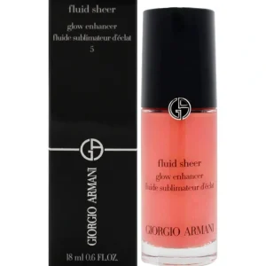 Outlet Fluid Sheer Glow Enhancer - 05 Coral by Giorgio Armani for Women - 0.6 oz Makeup - GlowEssence Care - Embrace the Essence of Radiance with Premium Skincare Solutions
