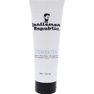 Wash*Gentlemen Republic Trifecta Shampoo Body Wash and Shaving Cream by Gentlemen Republic for Men - 8 oz Shampoo - GlowEssence Care - Embrace the Essence of Radiance with Premium Skincare Solutions