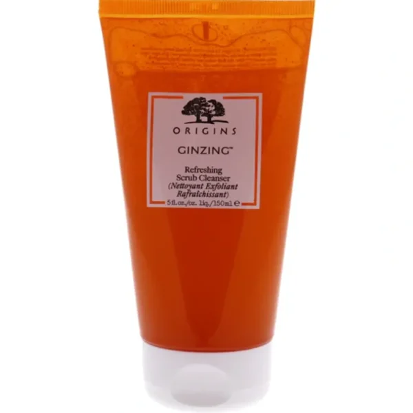 Store Ginzing Refreshing Scrub Cleanser by Origins for Unisex - 5 oz Cleanser - GlowEssence Care - Embrace the Essence of Radiance with Premium Skincare Solutions