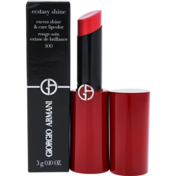 Cheap Giorgio Armani Ecstasy Shine Lipstick - 500 Crescendo by Giorgio Armani for Women - 0.1 oz Lipstick - GlowEssence Care - Embrace the Essence of Radiance with Premium Skincare Solutions