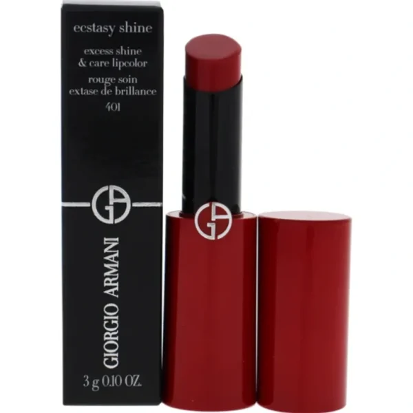 Cheap Giorgio Armani Ecstasy Shine Lipstick - 401 Hot by Giorgio Armani for Women - 0.1 oz Lipstick - GlowEssence Care - Embrace the Essence of Radiance with Premium Skincare Solutions