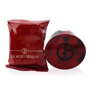 New Giorgio Armani My Armani To Go Essence In Foundation Cushion SPF 23 (With Rouge Malachite Case) - # 3 15g/0.53oz - GlowEssence Care - Embrace the Essence of Radiance with Premium Skincare Solutions