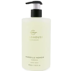 Wash<Glasshouse Hand Wash - Marseille Memoir (Gardenia) 450ml/15.2oz - GlowEssence Care - Embrace the Essence of Radiance with Premium Skincare Solutions