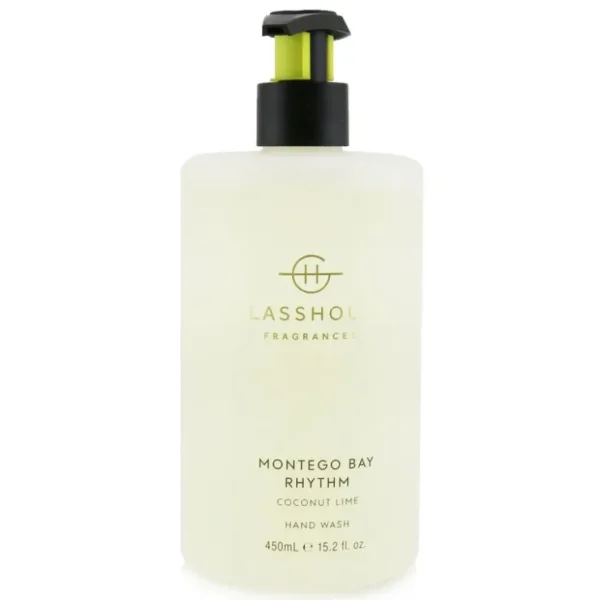 Wash*Glasshouse Hand Wash - Montego Bay Rhythm (Coconut & Lime) 450ml/15.2oz - GlowEssence Care - Embrace the Essence of Radiance with Premium Skincare Solutions