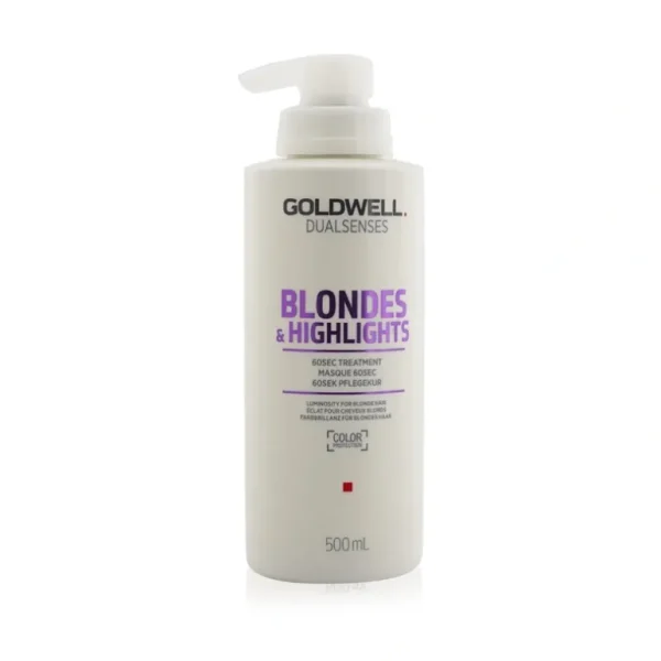 Lip-care<Goldwell Dual Senses Blondes & Highlights 60SEC Treatment (Luminosity For Blonde Hair) 500ml/16.9oz - GlowEssence Care - Embrace the Essence of Radiance with Premium Skincare Solutions