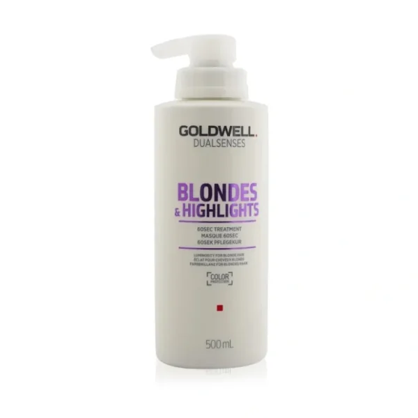 Lip-care*Goldwell Dual Senses Blondes & Highlights 60SEC Treatment (Luminosity For Blonde Hair) 500ml/16.9oz - GlowEssence Care - Embrace the Essence of Radiance with Premium Skincare Solutions