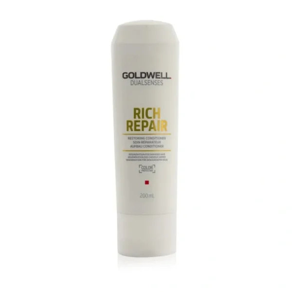 Lip-care*Goldwell Dual Senses Rich Repair Restoring Conditioner (Regeneration For Damaged Hair) 200ml/6.7oz - GlowEssence Care - Embrace the Essence of Radiance with Premium Skincare Solutions
